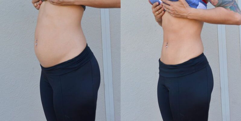 Antes e despois do adestramento
