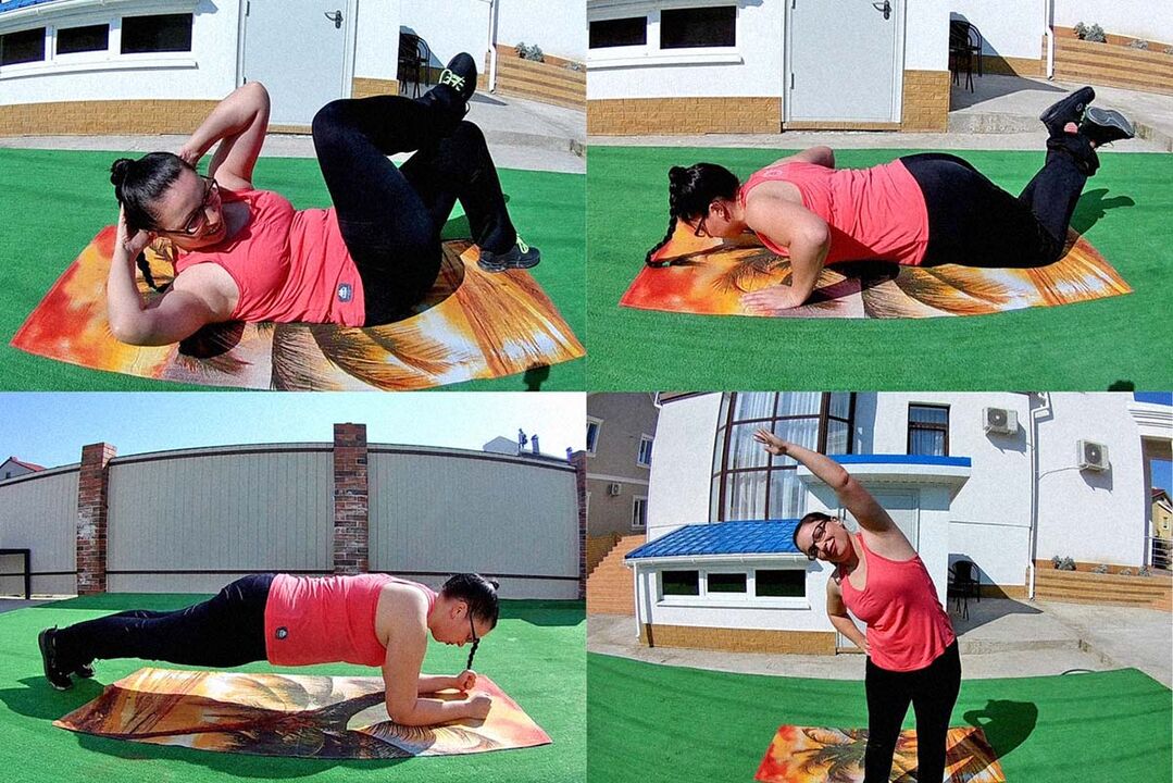 Exercicios abdominais